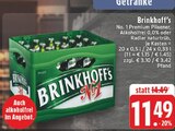 No. 1 Premium Pilsener, Alkoholfrei 0,0% Angebote von Brinkhoff's bei E center Grevenbroich für 11,49 €