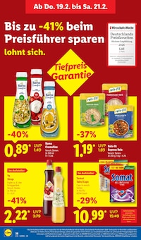 Spülmaschinen-Tabs Angebot im Lidl Prospekt, gültig von 16.02.2026 bis 21.02.2026 Spülmaschinen-Tabs Angebot im aktuellen Lidl Prospekt auf Seite 62