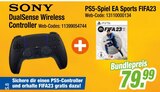 expert Burbach - DualSense Wireless Controller + PS5-Spiel EA Sports FIFA23 Angebot im Prospekt DualSense Wireless Controller + PS5-Spiel EA Sports FIFA23 bei expert im Burbach Prospekt für 79,99 €