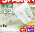 Handmixer MultiMix 1 HM 1110 WH Angebote von Braun bei Netto Marken-Discount Bremerhaven für 17,99 €