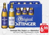 Pils Angebote von Oettinger bei Trinkgut Ettlingen für 6,99 €