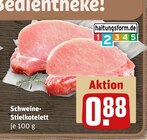 Schweine-Stielkotelett im Angebot bei REWE in Bad Kreuznach Schweine-Stielkotelett Angebote bei REWE Bad Kreuznach für 0,88 €