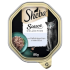 Sauce Collection mit Kalbshäppchen in heller Sauce Angebote von Sheba bei REWE Pulheim für 0,49 €
