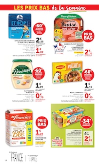 Promotion Blé dans le prospectus Super U, valable du 25/08/2026 au 06/09/2026 Promo Blé dans le catalogue Super U du moment à la page 14