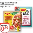 Spaghetti Bolognese im Angebot bei GLOBUS in Worms Spaghetti Bolognese Angebote von Maggi bei GLOBUS Worms für 0,39 €