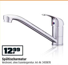 Spültischarmatur bei OBI in Bergheim Spültischarmatur im Angebot bei OBI Bergheim für 12,99 €