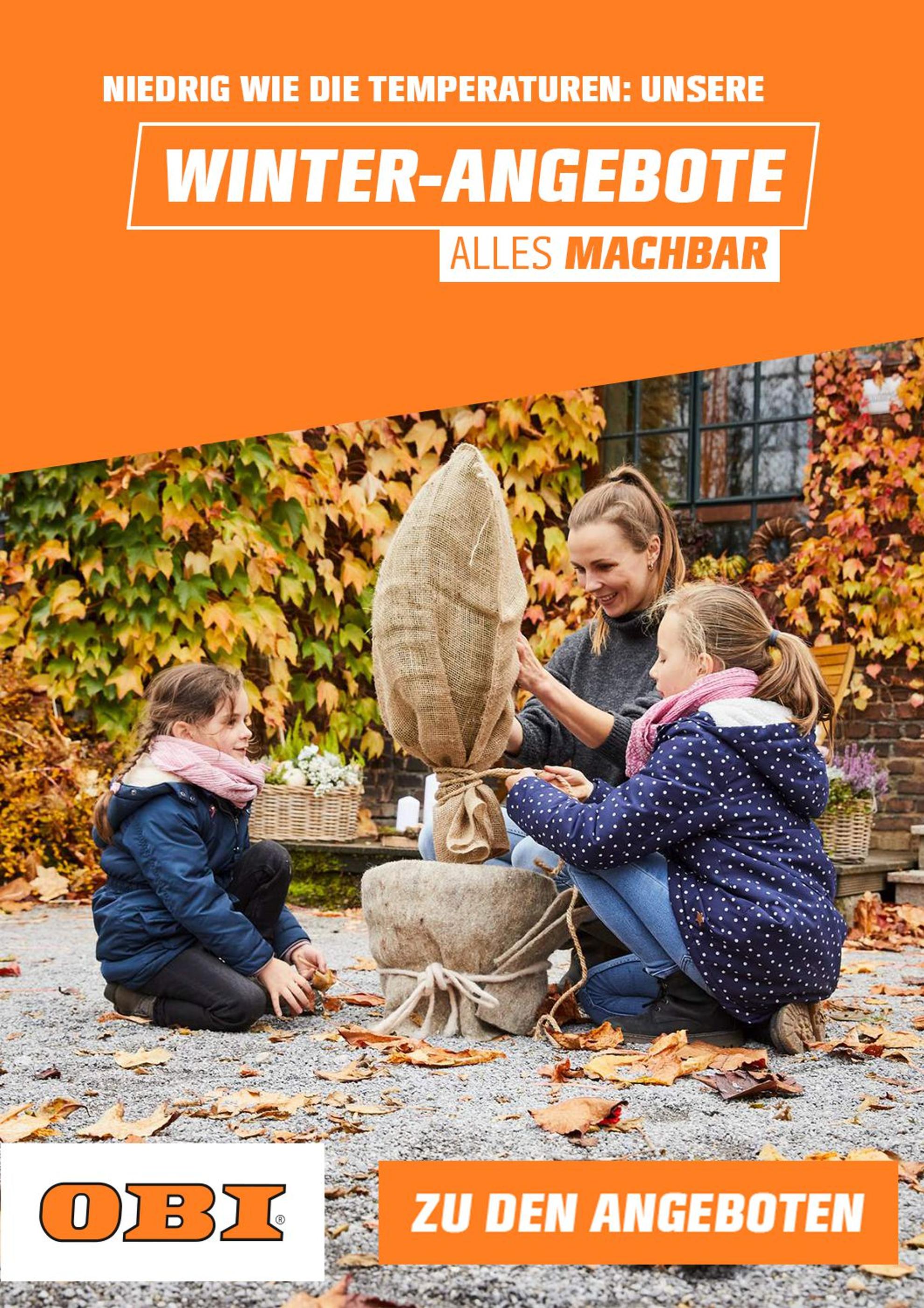 OBI Prospekt für Marktredwitz mit 1 Seite OBI Prospekt für Marktredwitz: "WINTER-ANGEBOTE", 1 Seite, 01.11.2021 - 30.11.2021
