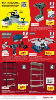 Bohrmaschine im toom Baumarkt Prospekt "Respekt, wer's selber macht." mit 14 Seiten (Osnabrück)