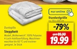 Aktuelle Bettdecke Angebote bei Lidl in Gelsenkirchen Aktuelles Steppbett Angebot bei Lidl in Gelsenkirchen ab 19,99 €