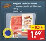 Original Jamón Serrano im aktuellen Prospekt bei Netto Marken-Discount in Niederwinkling