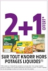 2+1 offert sur tout Knorr hors potages liquides à Intermarché Super dans Stenay 2+1 offert sur tout Knorr hors potages liquides à Intermarché Super dans Stenay