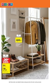 Promos Meuble Chaussures dans le catalogue "L'ÉTÉ À LA PLAGE, LA RENTRÉE À LA PAGE." de Carrefour Meuble Chaussures en promo dans le catalogue Carrefour à la page 64