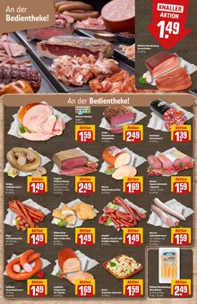 Mettwurst im aktuellen REWE Prospekt (Berlin) Mettwurst im REWE Prospekt "Dein Markt" mit 32 Seiten (Berlin)