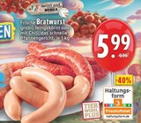 Frische Bratwurst grob im Angebot bei EDEKA in Gronau Frische Bratwurst grob Angebote von meinLand EDEKA bei EDEKA Gronau für 5,99 €