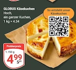 Käsekuchen im aktuellen Prospekt bei GLOBUS in Reichenbach