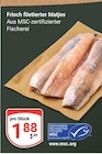 Frisch filetierter Matjes im Angebot bei GLOBUS in Halle Frisch filetierter Matjes Angebote bei GLOBUS Halle für 1,88 €
