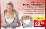 Shiatsu-Massagegerät im Angebot bei Zimmermann in Neustadt Shiatsu-Massagegerät Angebote von VITALmaxx bei Zimmermann Neustadt für 29,99 €