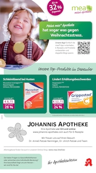 Aktueller mea - meine apotheke Prospekt "Unsere Dezember-Angebote" Seite 1 von 4 Seiten