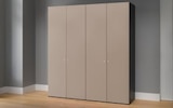 Drehtürenschrank Longline, nougat matt, 202 x 220 cm Angebote von Jutzler bei HARDECK Essen für 799,00 €