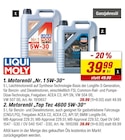 Aktuelles Motorenöl Nr. 15W-30 Angebot bei toom Baumarkt in Duisburg ab 39,99 €