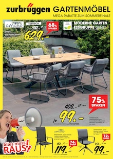 Relaxsessel im aktuellen ZurbrĂĽggen Prospekt (Hamm) Relaxsessel im ZurbrĂĽggen Prospekt "GARTENMĂ–BEL SPARALARM!" mit 8 Seiten (Hamm)