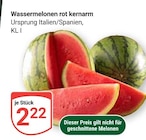GLOBUS - Wassermelonen rot kernarm Angebot im Prospekt Wassermelonen rot kernarm bei GLOBUS im Prospekt "" für 2,22 €