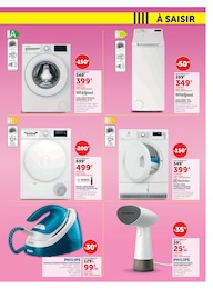 Prix et réduction Lave-Linge dans le prospectus Super U en cours Offre Lave-Linge dans le catalogue Super U du moment à la page 7
