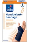 Handgelenkbandage oder Nackenbandage von Vitalis im aktuellen ALDI SÜD Prospekt