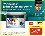 Premium-Innenfarbe „Edle Farben MIX“ von VINCENT im aktuellen Hellweg Prospekt für 34,99 €