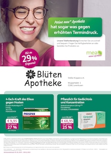 Aktueller mea - meine apotheke Prospekt "Unsere Februar-Angebote" Seite 1 von 4 Seiten für Leverkusen