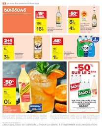 Prix et réduction Eau Minérale dans le prospectus Carrefour Market en cours Offre Eau Minérale dans le catalogue Carrefour Market du moment à la page 10