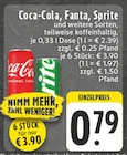 Aktuelle Coca Cola Angebote bei E center in Kleve Aktuelles Coca-Cola Angebot bei E center in Kleve ab 0,79 €