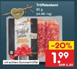 Aktuelles Trüffelsalami Angebot bei Netto Marken-Discount in Erfurt ab 1,99 €