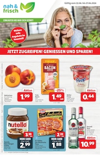 Nutella im nah&frisch Prospekt "DER MARKT FÜR GUTES ESSEN UND TRINKEN" mit 7 Seiten (Neustadt (Rübenberge))