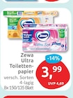 Ultra Toilettenpapier von Zewa für 3,99 € bei budni im Angebot Ultra Toilettenpapier von Zewa im aktuellen budni Prospekt