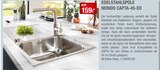 EDELSTAHLSPÜLE CAPTA-45-ED im Angebot bei Opti-Wohnwelt in Schorndorf EDELSTAHLSPÜLE CAPTA-45-ED Angebote von MONDO bei Opti-Wohnwelt Schorndorf für 159,00 €