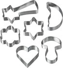 Lot de 6 Emporte pièces en promo à 3,00 € chez Supermarchés Match Lot de 6 Emporte pièces dans le catalogue Supermarchés Match