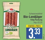 Bio-Landjäger von Schwarzwaldhof im aktuellen EDEKA Prospekt für 3,33 €