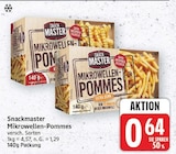 Mikrowellen-Pommes von Snackmaster im aktuellen E center Prospekt