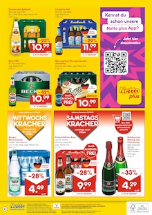 Becks im Netto Marken-Discount Prospekt "DER ORT, AN DEM DU IMMER AUSGEZEICHNETE PREISE FINDEST." mit 2 Seiten (Dresden)