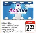 Drink im EDEKA Prospekt Drink von Actimel im aktuellen EDEKA Prospekt für 2,22 €