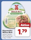 Mühlen Mett von Rügenwalder für 1,79 € bei combi im Angebot Mühlen Mett von Rügenwalder im aktuellen combi Prospekt