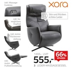 Leder-Massagesessel von xora im aktuellen XXXLutz Möbelhäuser Prospekt für 555,00 €