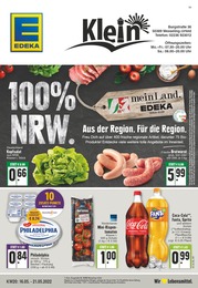 EDEKA Prospekt für Niederkassel, Rhein mit 32 Seiten EDEKA Prospekt für Niederkassel, Rhein: Aktuelle Angebote, 32 Seiten, 16.05.2022 - 21.05.2022