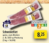 Schweinefilet im Angebot bei EDEKA in Gelsenkirchen Schweinefilet Angebote bei EDEKA Gelsenkirchen für 8,25 €