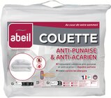 Couette anti punaises & anti acarien - ABEIL en promo chez Intermarché Hyper Bergerac à 29,99 €