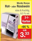 Rotwein von Monte Rosso im aktuellen Zimmermann Prospekt