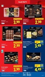 Prix et réduction Profiteroles dans le prospectus Lidl en cours Offre Profiteroles dans le catalogue Lidl du moment à la page 25