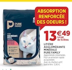 Litière agglomérante minérale PURE FAMILY - PURE FAMILY - Delbard Litière agglomérante minérale PURE FAMILY - PURE FAMILY à 13,49 € dans le catalogue Delbard