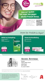 Aktueller mea - meine apotheke Apotheken Prospekt in Havixbeck und Umgebung, "Unsere August-Angebote" mit 4 Seiten, 01.08.2025 - 31.08.2025